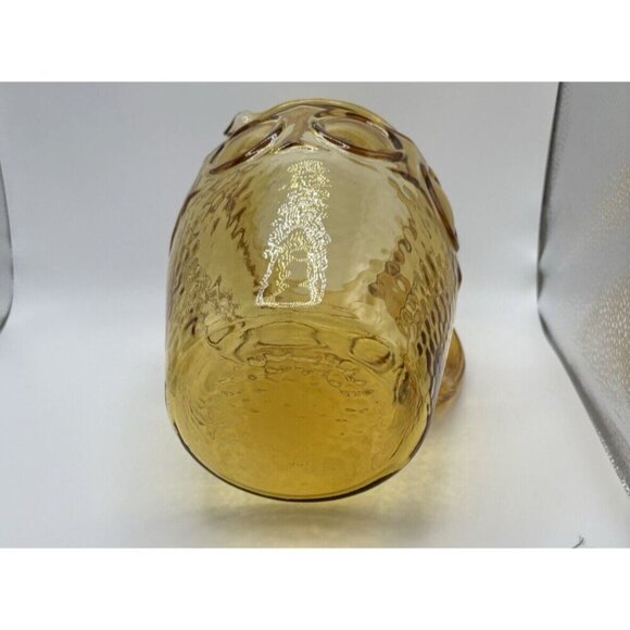 Anchor Hocking Heritage Hill Amber Pitcher Mid Century - Picture 4 of 5